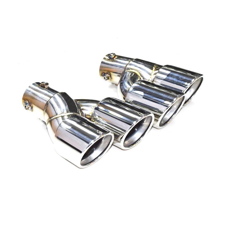 Compatible Exhaust Pipe for BMW 3 Series G20/G28 320/325/330, Four-Outlet Stainless Steel & Carbon Fiber Tailpipe.