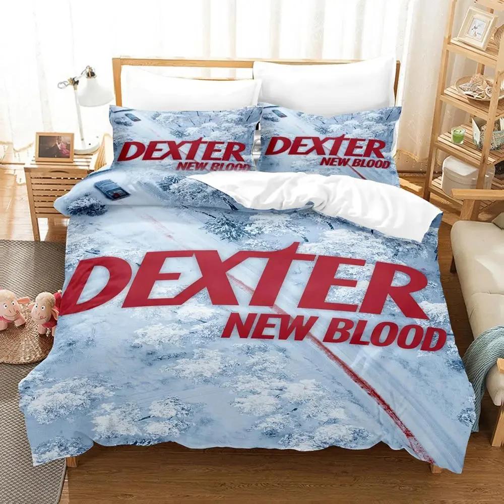 

3D-принт Dexter New Blood Комплект постельного белья Пододеяльник Постельный комплект Одеяло Наволочка Одеяло King Queen Size Постельное белье для мальчиков и взрослых 90x190cm(35x74inch)