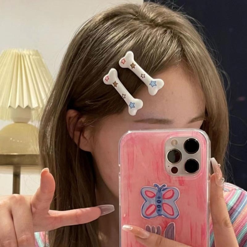 10×Women Dog Bone Designs Hairpin Creative-Popular Hair Clips Girl Charms Lovely Hair Barrettes Styling Hair Accessories