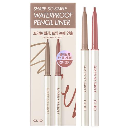 Clio Sharp So Simple Waterproof Pencil Liner Double Promotion