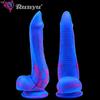 23cm Animal Dildo Color Realistic Silicone Fake Penis Adult Toys Masturbation For Women
