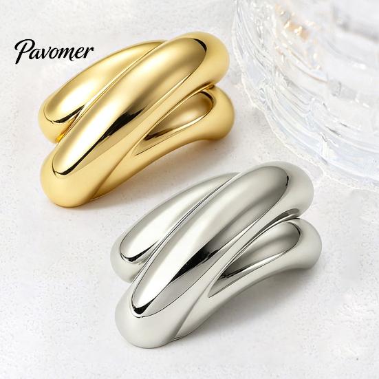 Daily Wear Brooch Minimalist Arched for Men Women, Golden Silver Alloy Lapel Pin Pin, Decorative Accessory Coats Dresses Suits Sweaters Anti Oxidation