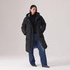 Levis Winter Warm Series Stylish Versatile Relaxed Long Down Jacket Women Outerwear 0051G-0002