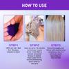 Gray Shampoo for Bleached Hair Color Depositing, Toning, Anti-Brass, Color Locking Purple Shampoo for Ash Gray Hair
