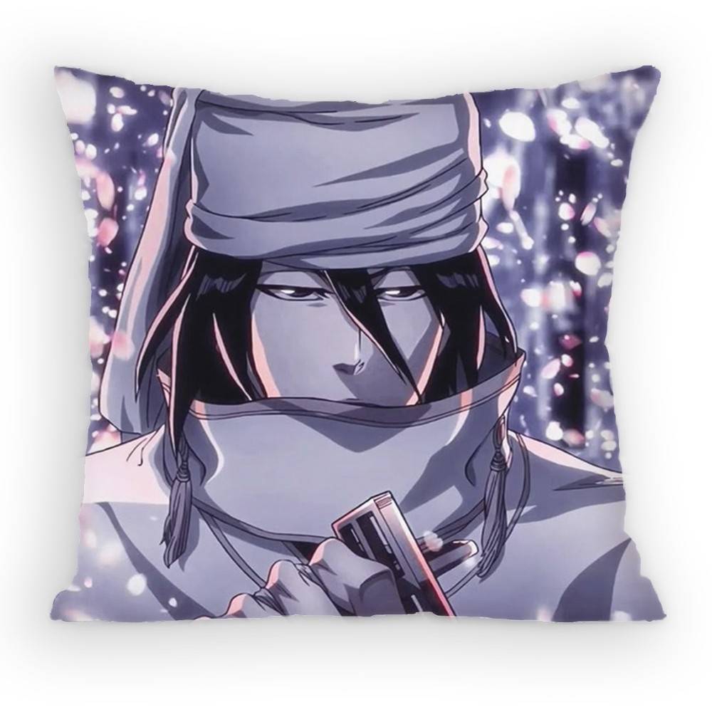BBleach Kuchiki Byakuya Pillow Case Sofa Living Room Bedroom Headboard Backrest Cushion Square Cushion Nap Time