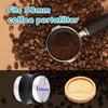 Distributore di caffè e pressino 2 in 1 da 58 mm, livellatore per caffè a doppia testa in acciaio inossidabile con regolabile