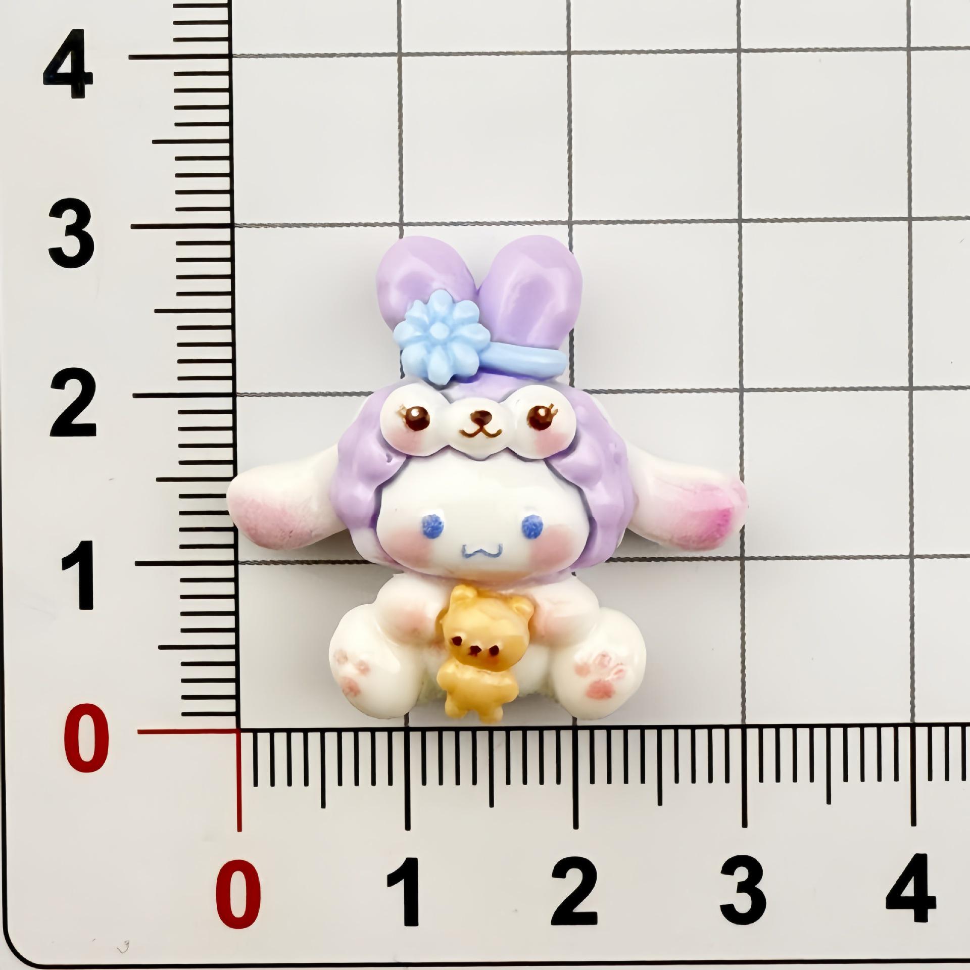 Soft Cute Cartoon Animal Resin Hair Clip & Magnet DIY Accessories