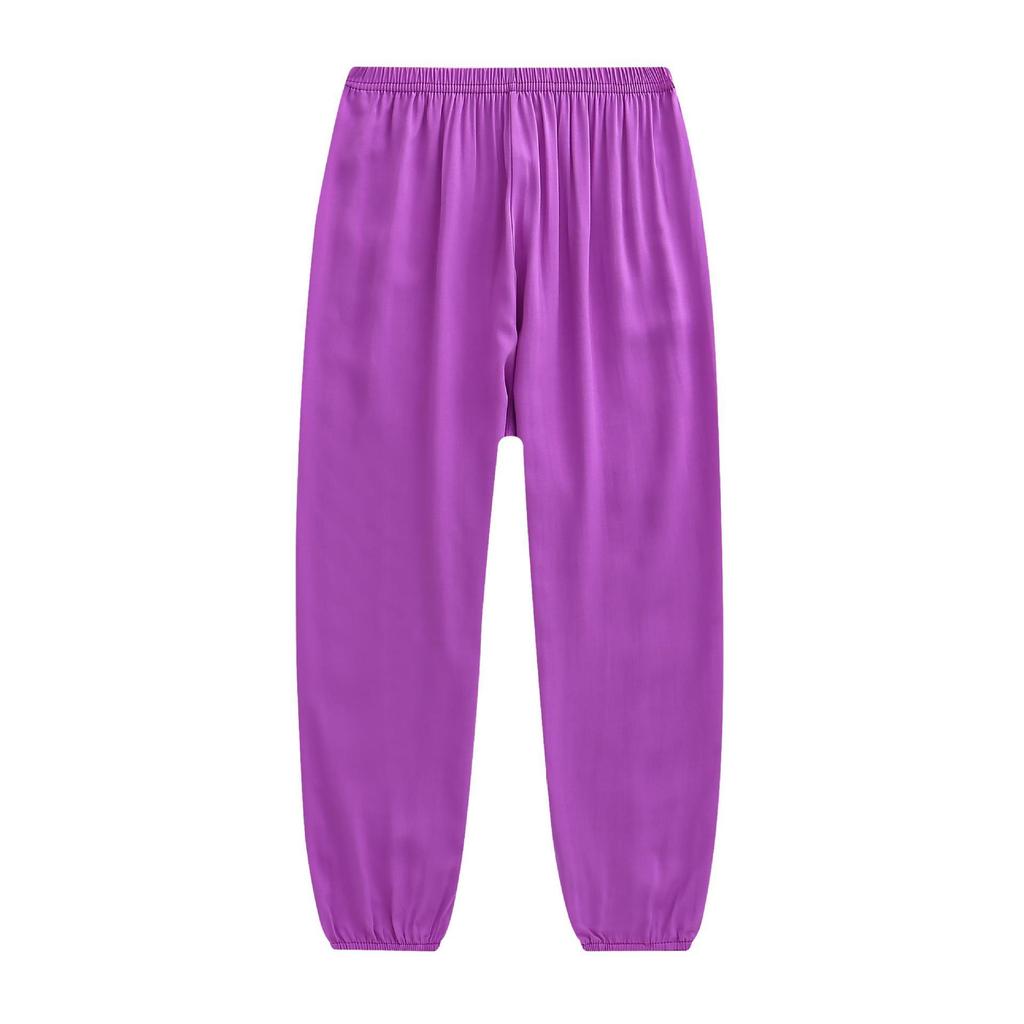 Children's Bloomers Boys and Girls Artificial Cotton Trousers Pajamas Mosquito Pants Performance Elastic Waist Trousers Spring and Summer