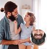 Men Beard Bonnet Breathable Adjustable Soft Sleeping Beard Cap Apron Bedtime Guard Facial Hair Cover Bandana Bib Husband Father Gift