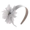 Elegante Chapéu Fascinator com Miçangas Acessórios de Cabelo Artesanais com Penas para Mulheres Cocar com Penas Arte dos Anos 1920