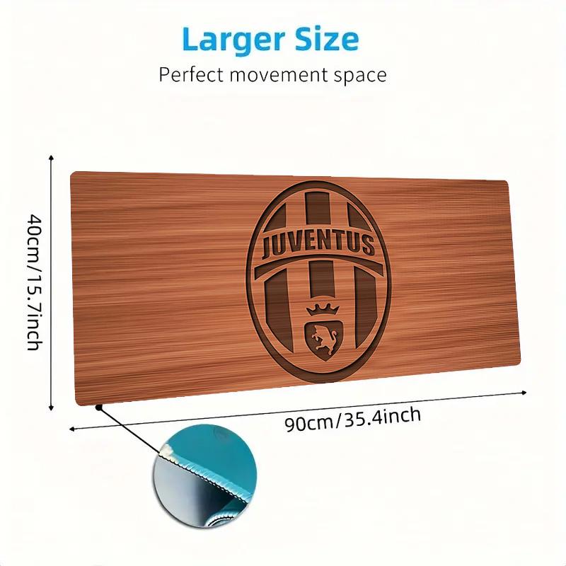 Juventus Football Club4 Print Cushion Non-slip Laptop Tablet Big Mousepad XXL Mat Mini PC Playmat With Lock edge