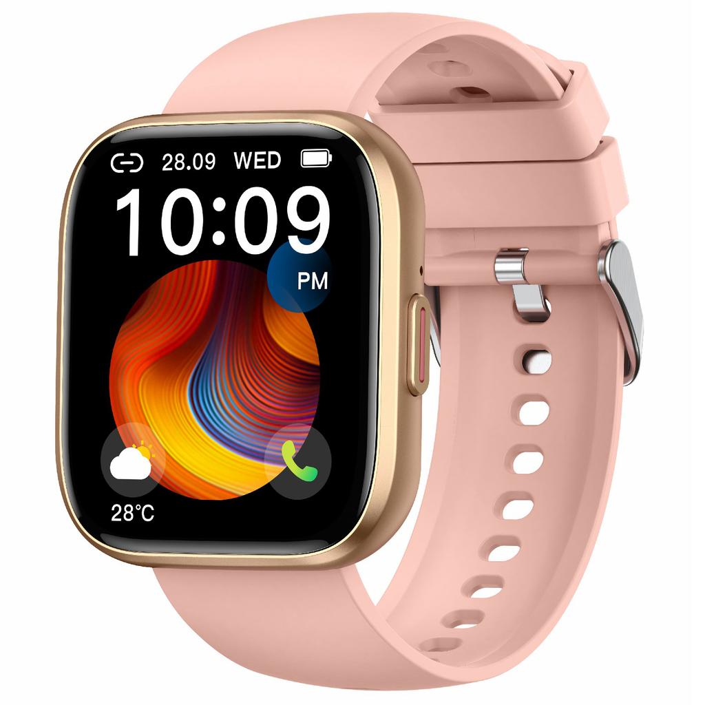 P114 1.85-inch Screen Bluetooth-compatible Call Smart Watch Heart Rate Health Monitoring Stylish Sports Watch