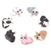 10 PCs Cartoon Enamel Cat Animal Charms Cute Gold Color Metal Pendants for DIY Necklace Bracelets Jewelry Making 23mm x 22mm