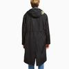 Calvin Klein Jacke mit Tigerkopf-Print, mittellang, mit Kapuze, Unisex-Jacke, Schwarz J400118-BEH