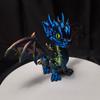 Multi-jointed Flying Dragon Figures Articulated Dragon Model Toy 3D Printed Dragon  Desk Decoration