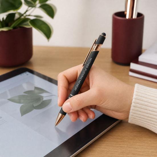 7 Stück Lustige Stimmungsstifte Bürohumor Kugelschreiber mit Stylus Inspirierend Arbeit Stress