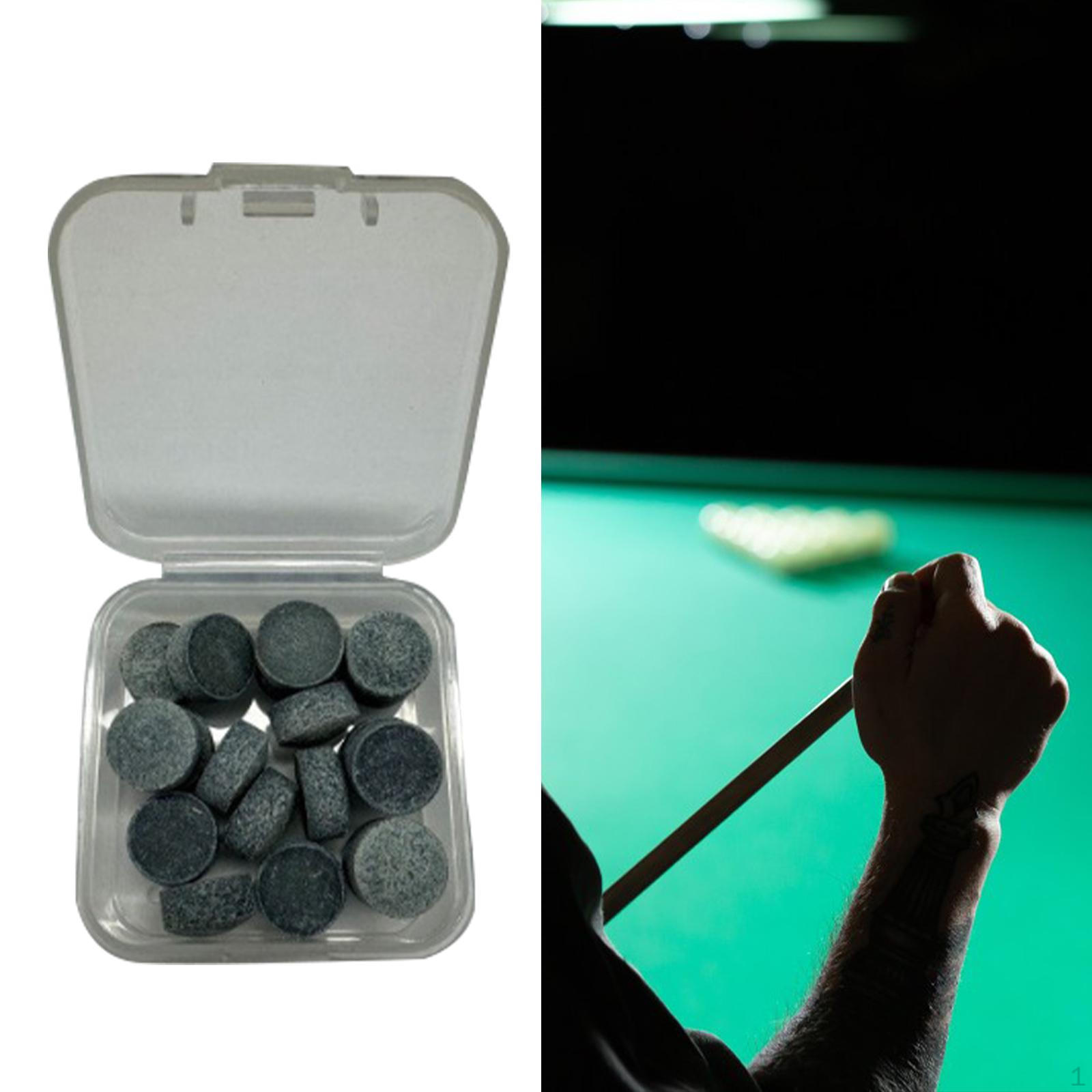 

Наконечники для більярдного кия Головки для пулу Шкіряні Легкі у використанні 11 мм Міцний Висока твердість Набір для заміни