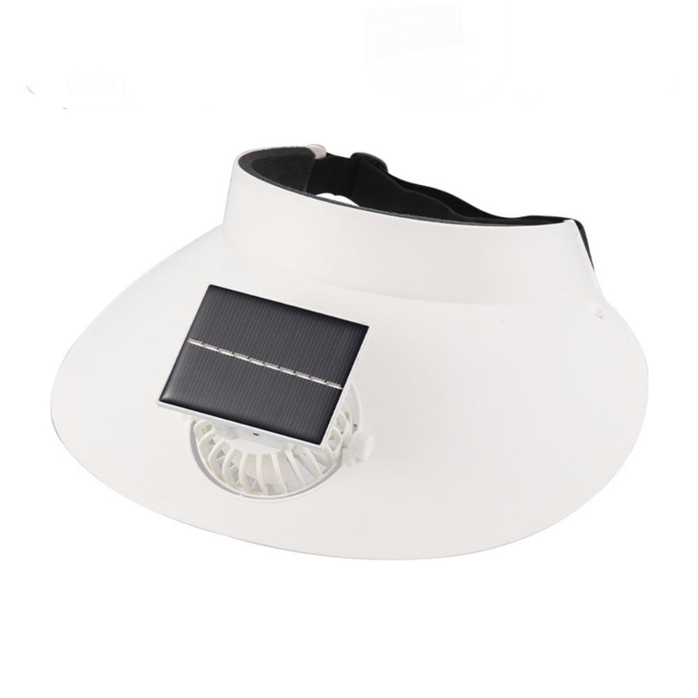 with Cooling Fan Empty Top Hat Solar/USB Charging Beach Sunshade Hat Fashion Sun Hat