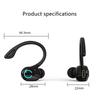 Bluetooth 5.2 Business Wireless Headphone Ear-Hook Mini HIFI Bass Noise Cancelling Earphone With Mic Sport Game Headset