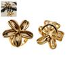 Fashion Scarf Slide Rings for Women, Metal Flower Ring Buckle And Slides, Shirt Jewelry Scarves Tightener Ties Clip Silk Scarf, Shawl, Blouse,