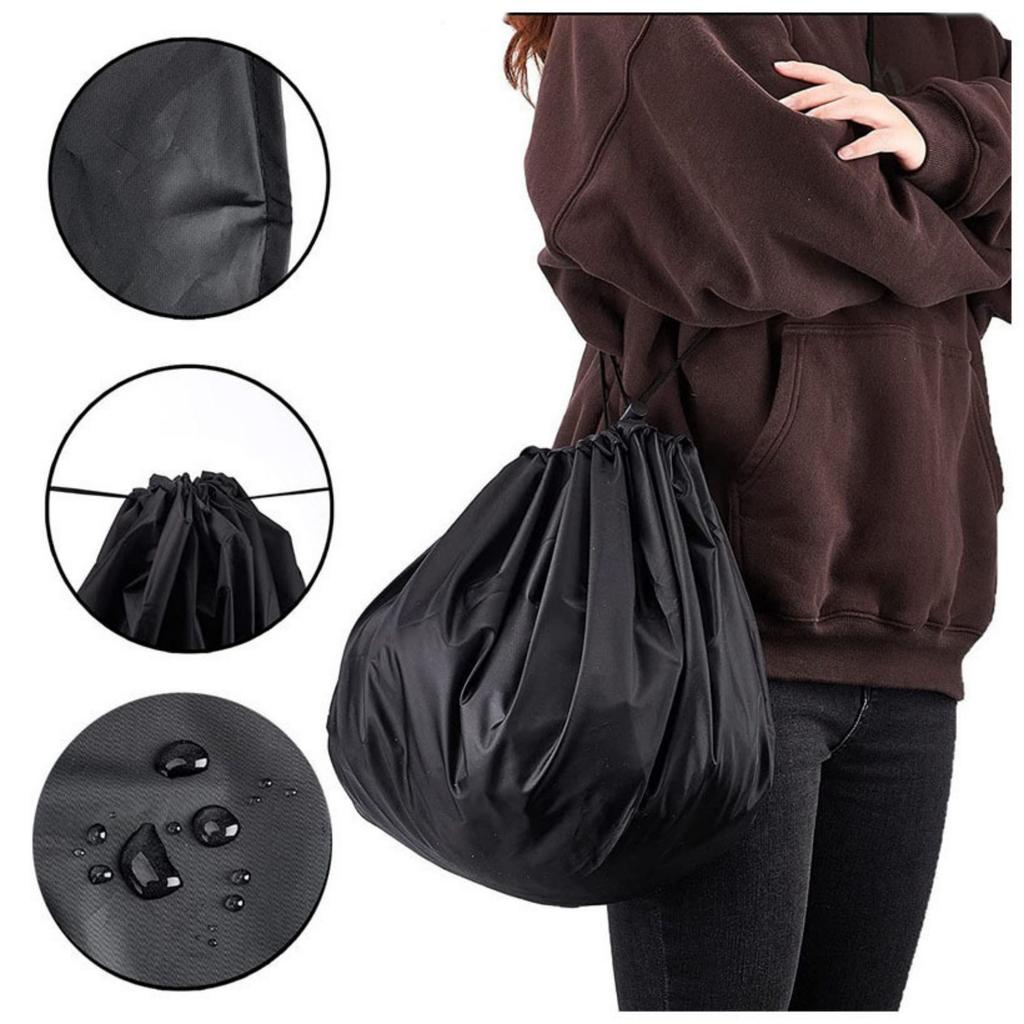 Swim Carry Pack Pouch Drawstring Bag Wetsuit Storage Bag Beach Wetsuit Changing Mat for Surfers Diving Waterproof Dry Bag
