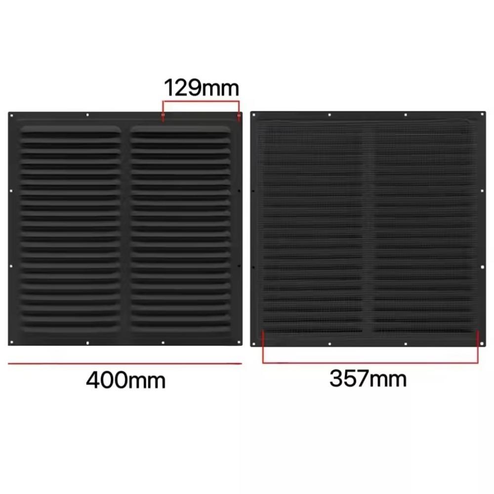 Aluminum Alloy Air Vent Grille Heating Cooling Vents Plate Exhaust Outlet Ventilation Cover 100/150/200/250/300/400mm Metal