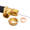 1pc 6 Bar Pressure Relief Valve With 12 MBSP Inlet 15mm Compression Outlet DN15 DN20 Solar Water Heater Safety Valve Tools