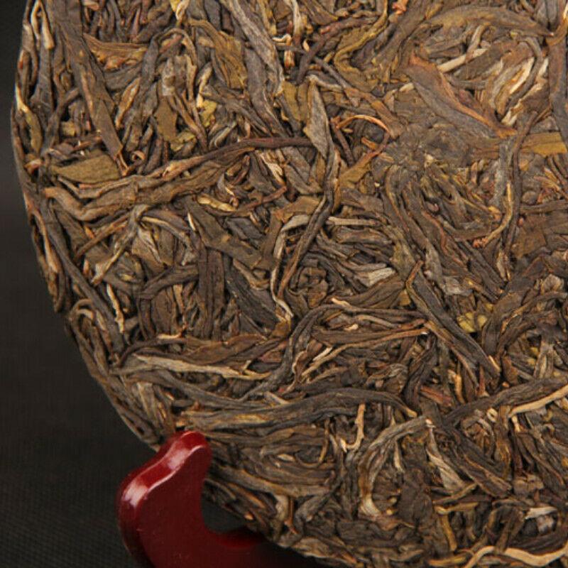 Bing Dao – gâteau au thé Pu'er avec arbres anciens, 357g, Collection de thé Pu'er cru chinois, cadeau