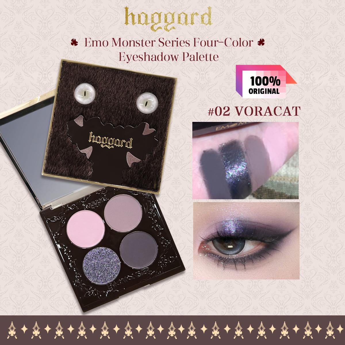 

HaGGarD Палетка четырехцветных теней для век Emo monster Series 5,2 г/0,18 унции ( 3 цвета)