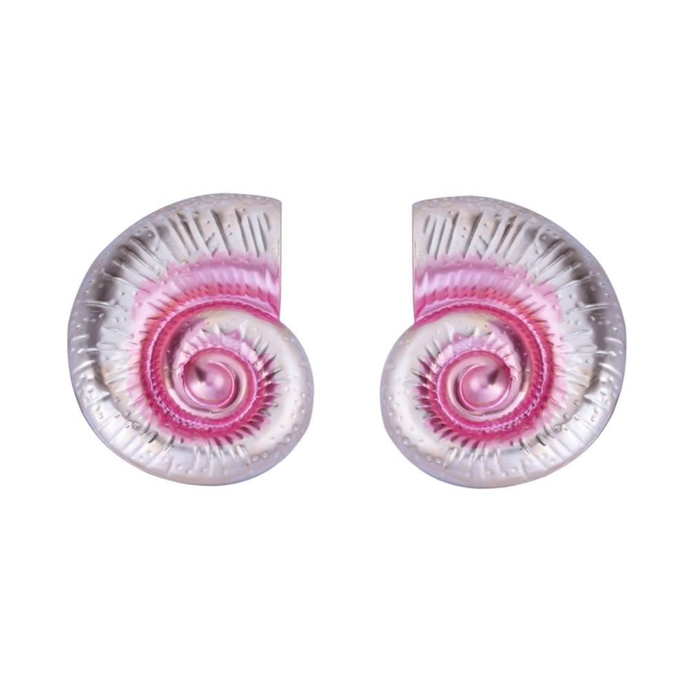 Hypoallergenic Conch Shell Earrings Studs Chic Sea Beach Earrings Ocean Style Ear Studs  Holiday Style 7