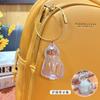 Transparent Blue Cat Hair Storage Capsule Egg Twist Charm Cat Hair Storage Box Keychain Pendant Cat Hair Collection Bottle