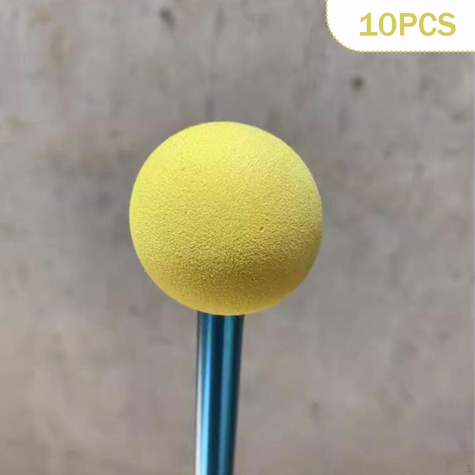 10x Tip Cap Balls Top Guards Tarp Pole Covers for Camping Shelter Awning