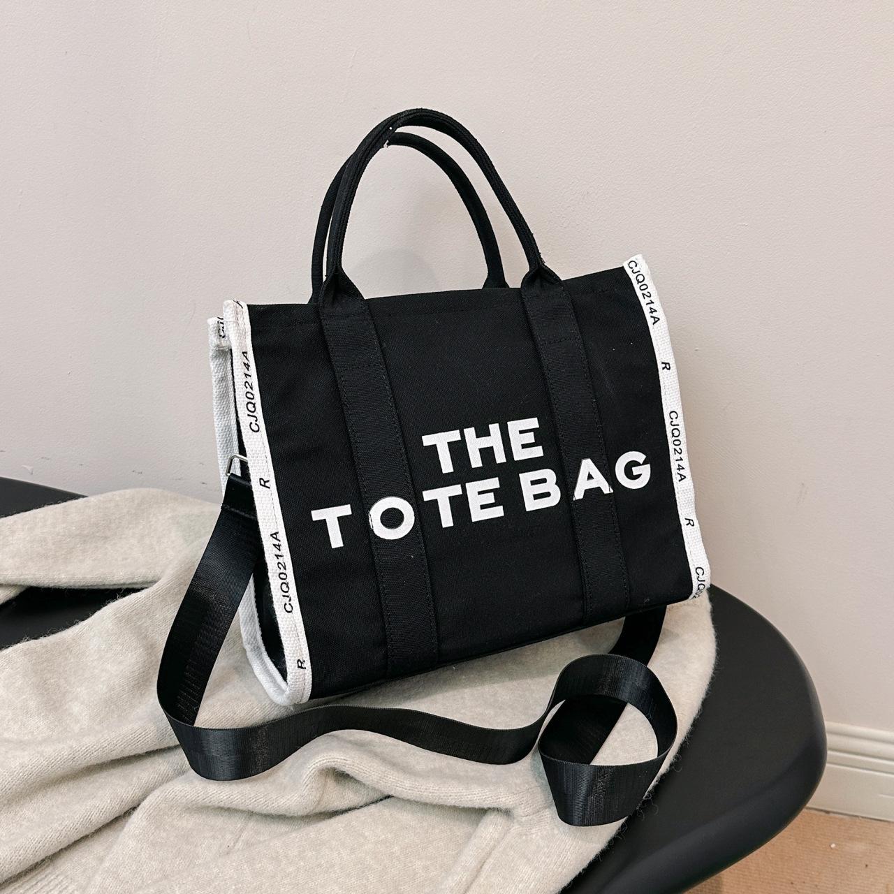 

Women s Large Capacity Casual Canvas Tote Handbag чёрный