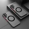 Matte Hard Case For Samsung Galaxy S25 Ultra S24 Plus S23 FE S22 S21 Note 20 10 A56 A36 A26 A16 Phone Magsafe Magnetic Cover