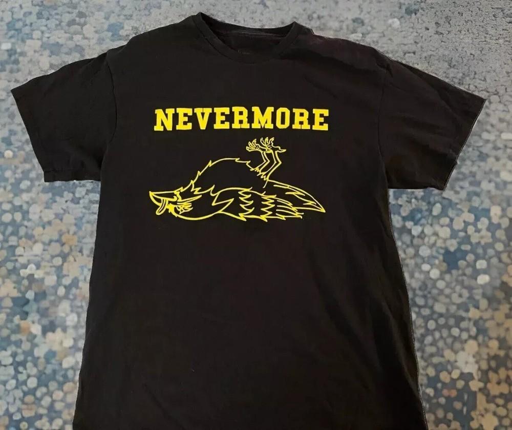 

Nevermore band Crow Black Cotton Full Size S-5XL BT1221 Unisex T-Shirt XXXL