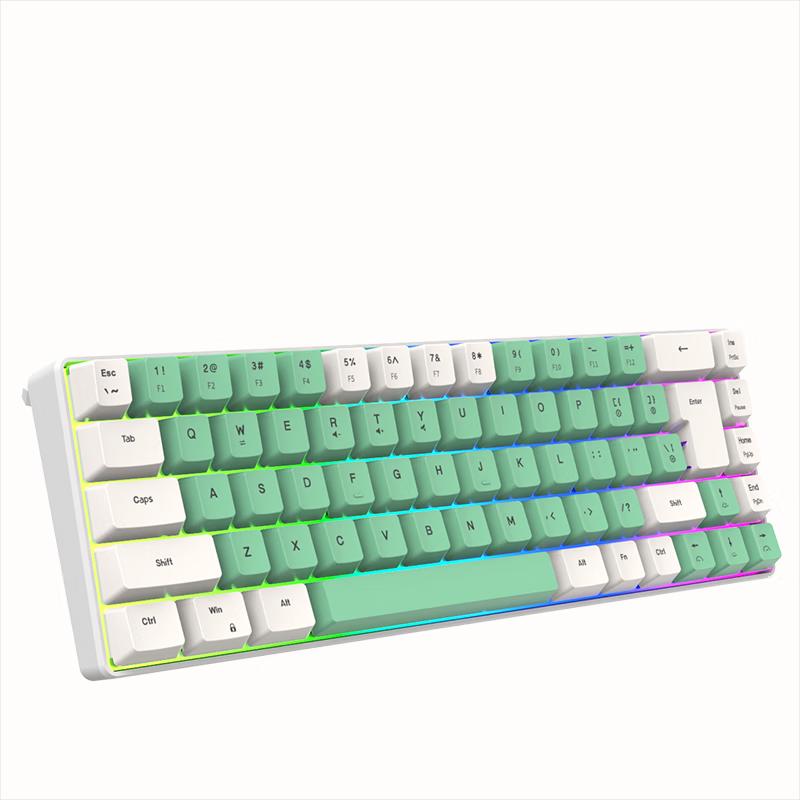 Y-FRUITFUL K701 68-Key Wired RGB Membrane Keyboard