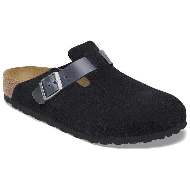 Birkenstock Boston BS Abrasion Resistant Abrasion Resistant Closed Toe Slippers Men's Marine Blue Regular 1028210