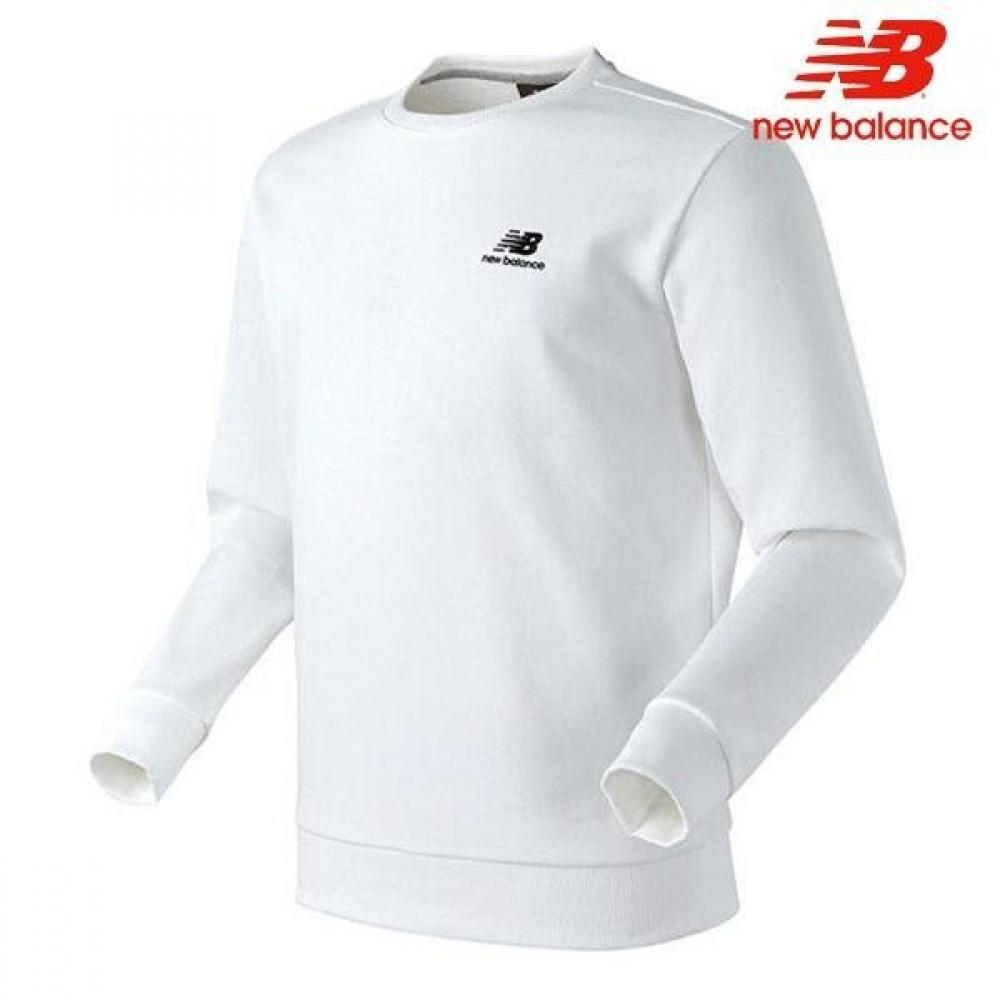 

New Balance Unisex Sweatshirt Small Logo Nbncbb1113 Wh 95 size