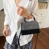 Spring new high-end texture trendy fashion portable small square bag niche versatile commuter messenger bag