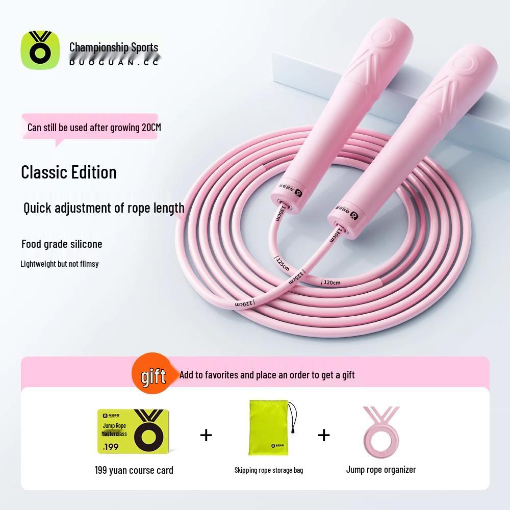 Championship No-Tangle Jump Rope for Kids – First Grade Exam and Competition Ready
