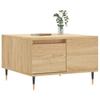  Coffee Table, Sonoma Oak 55x55x36.5 Cm Wood-based Material