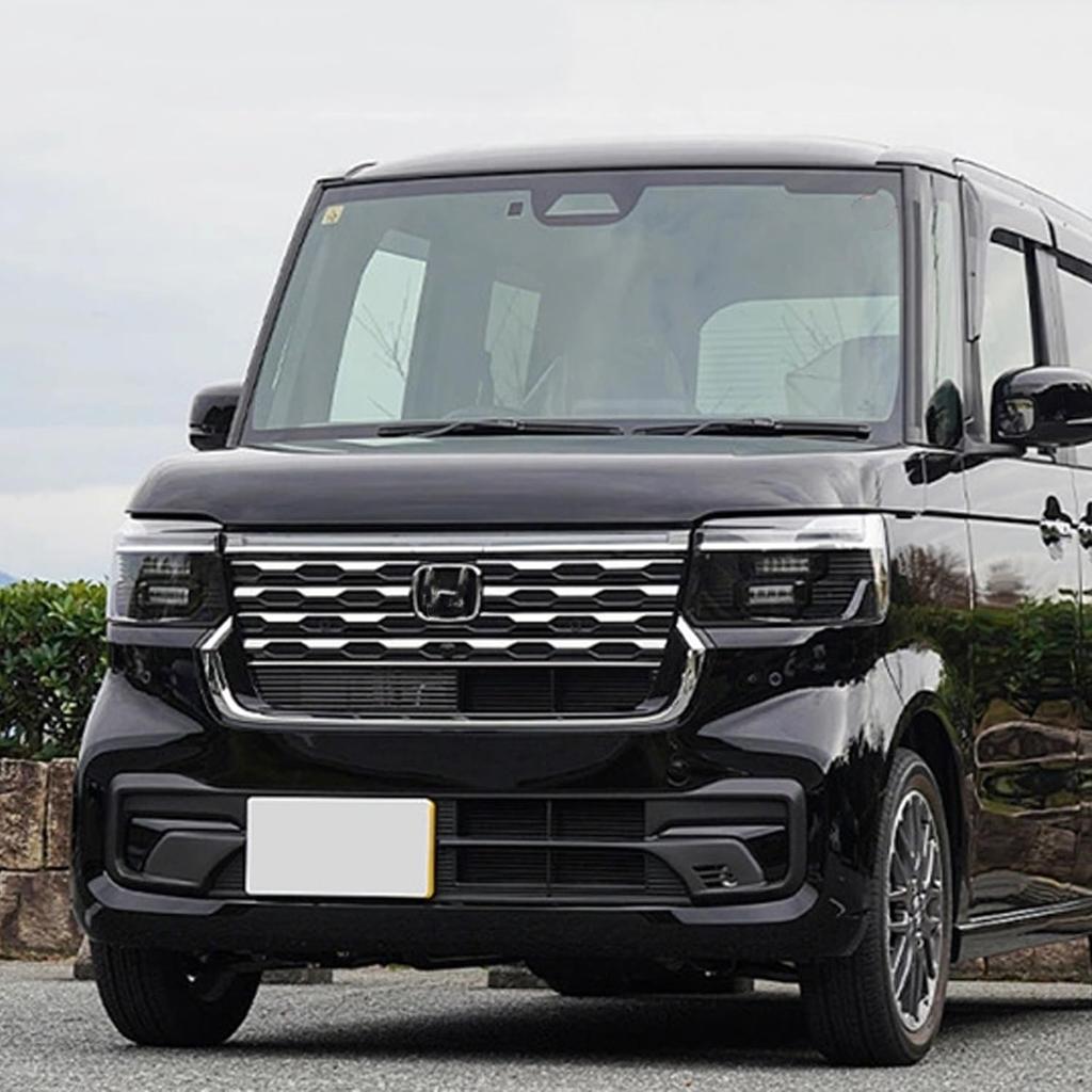 Hyorabyn Front Down Mould Accessory Garnish for Honda New Custom 2023 Grille, Dress-Up (8 Pieces) N-BOX (JF5/JF6) (October onwards)