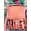 Star Leather School Vintage Messenger Shoulder Men Satchel Laptop S Briefcase