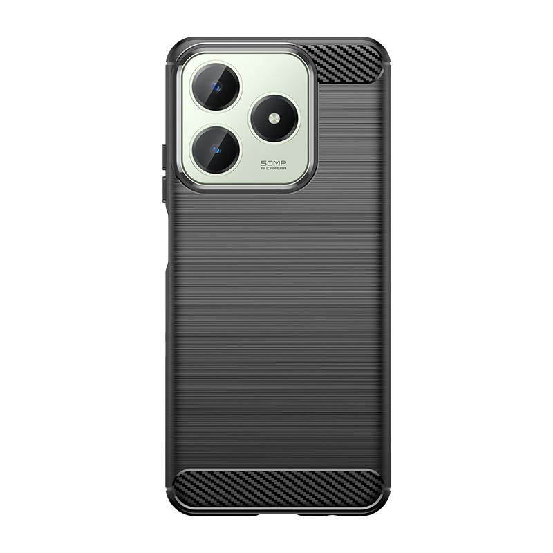 For Cover Realme Note 60X Case OPPO Realme Note 60X Capa Carbon Fiber Shockproof Bumper Back Soft TPU For Fundas Realme Note 60X