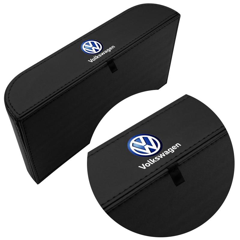 1Pcs Car Tissue Box Holder Armrest Box Storage Case Car Accessories For Volkswagen VW GOLF POLO PASSAT TIGUAN TOURAN TOUAREG JETTA GTI Scirocco CC