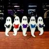 Terrifying Mini  Ghost Figurines Halloween Small Ghost Tiny Figures  Landscape Figure Ornament
