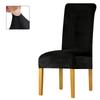 Velvet Chair Cover for Household Chair Cover Skin-friendly Silver Fox Velvet Chair Cover Hotel Restaurant Dining Chair Cover