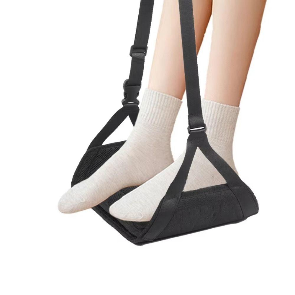 Comfortable Plane Leg Rest Removable Pad Leg Comfort Mat Airplane Foot Hammock  Long Journey