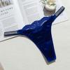Elegant Rhinestone Lace Velvet Thong - Sexy, Fashionable, and Comfortable Women's Underwear