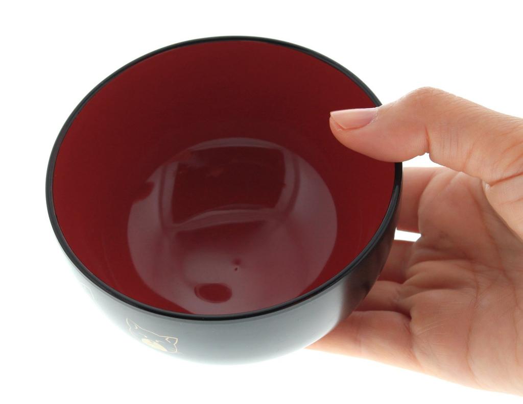 Ishida Made in Dishwasher and Microwave Cat 10 x 10 x 6 cm Children's Bowl, Japan, Safe, Design, Black, Dimensions